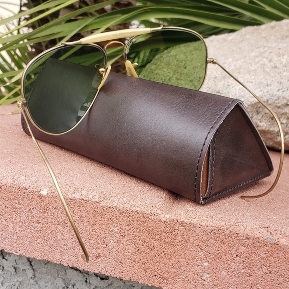 VINTAGE RAY-BAN B&L‎ *RARE AVIATOR 12k GF RB-3 WWII - Picture 12 of 12